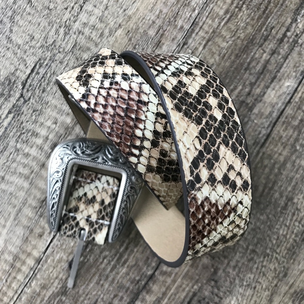 Snake Pattern Belt